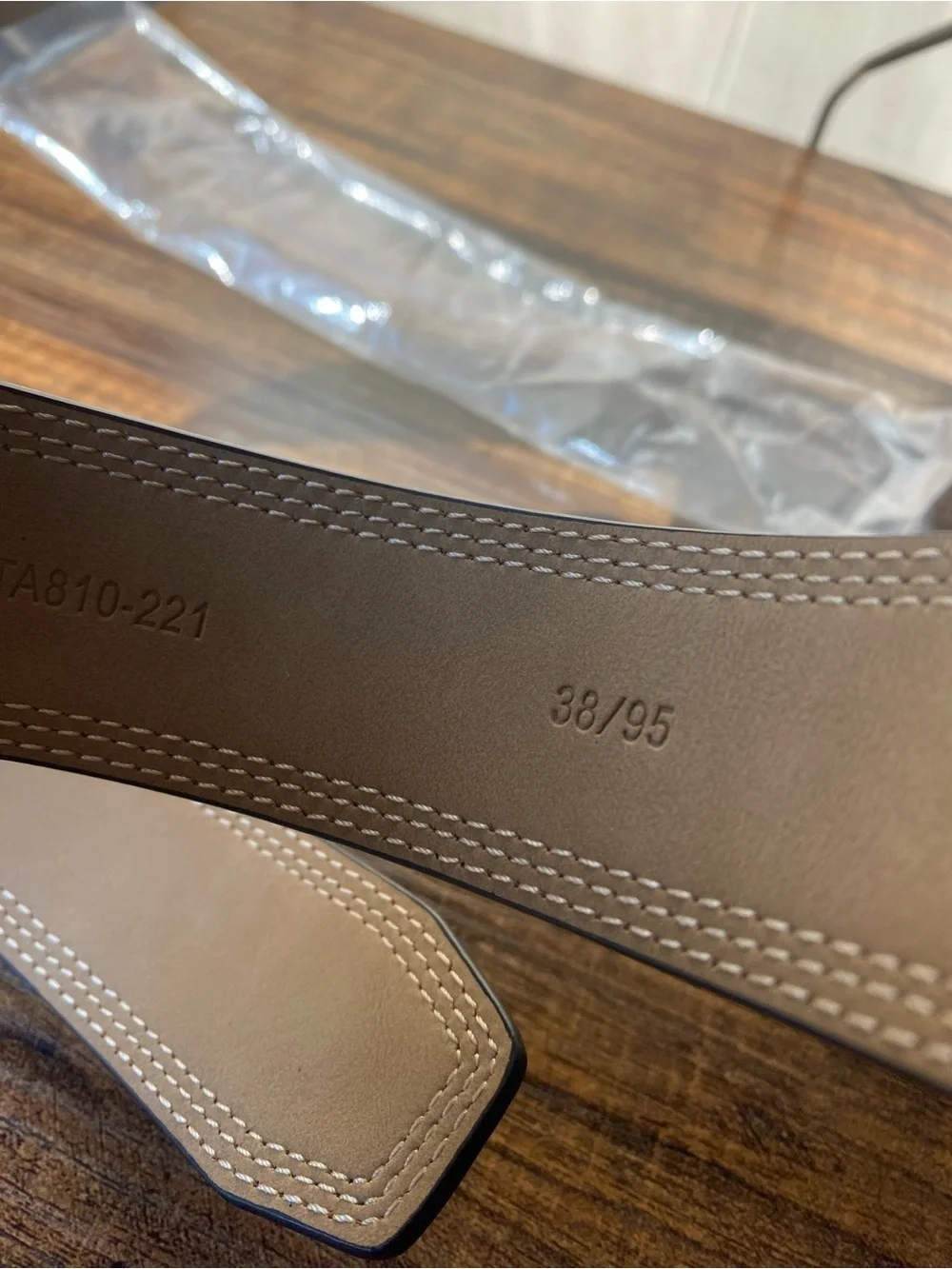 Status Accessories Men’s Leather Belt, 38”